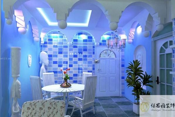 地中海风格办公室装修